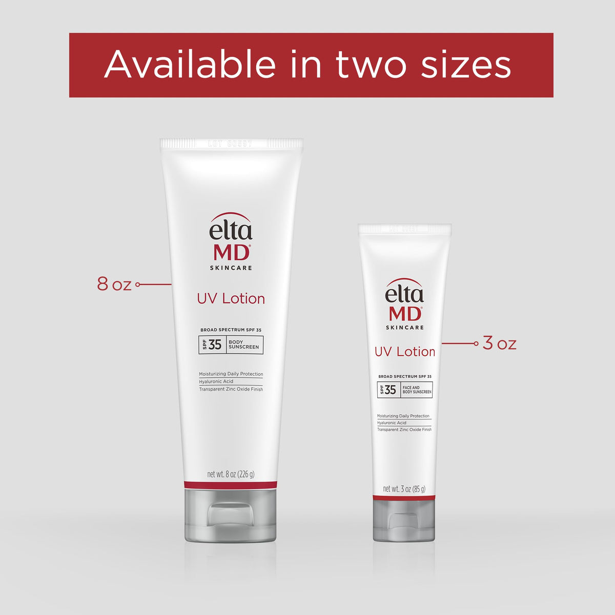 Emballage de la crème solaire EltaMD UV Lotion