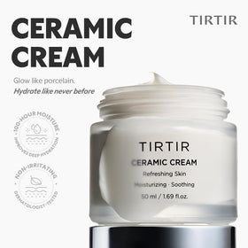 Emballage de la Crème TIRTIR avec étiquettes