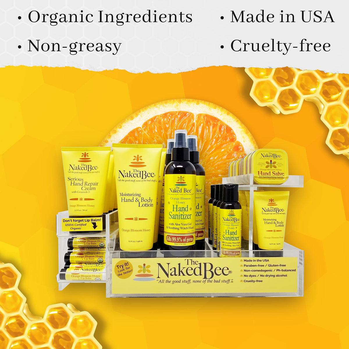 Emballage de la lotion Jasmin & Miel The Naked Bee