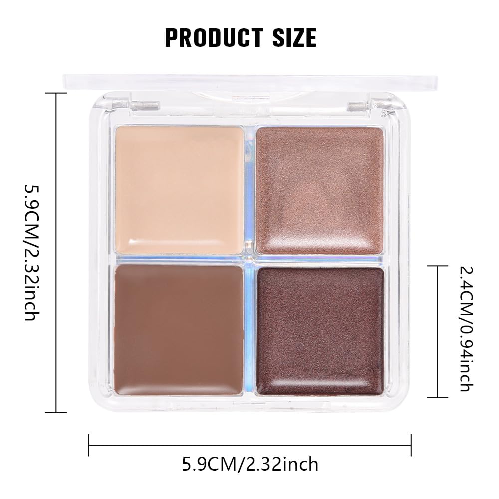 Emballage de la palette de fards à paupières HHLTOH