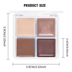 Emballage de la palette de fards à paupières HHLTOH