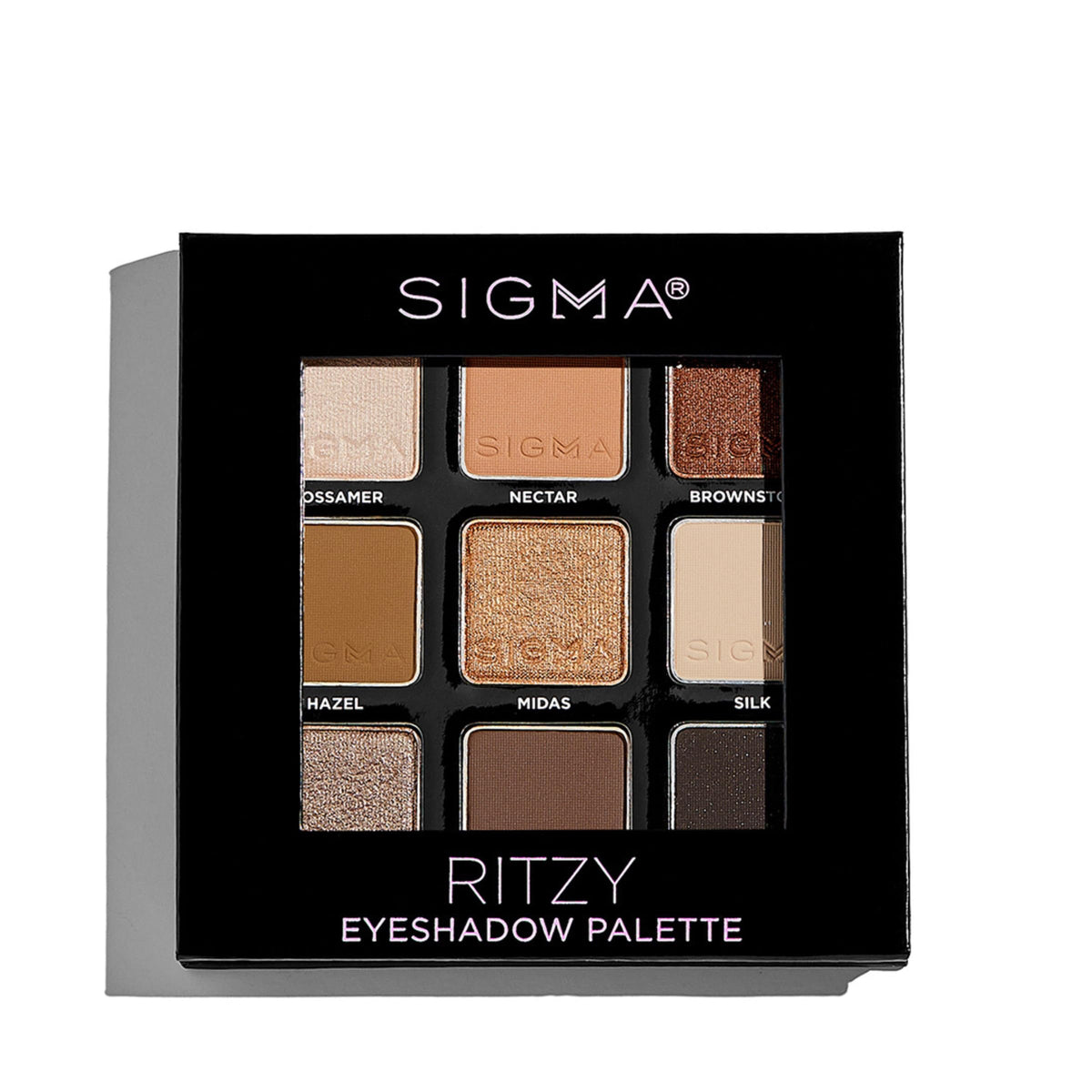 Emballage de la Palette de Fards à Paupières Ritzy SIGMA BEAUTY