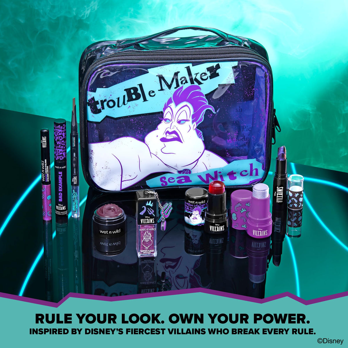 Emballage de la palette de maquillage wet n wild Disney Villains