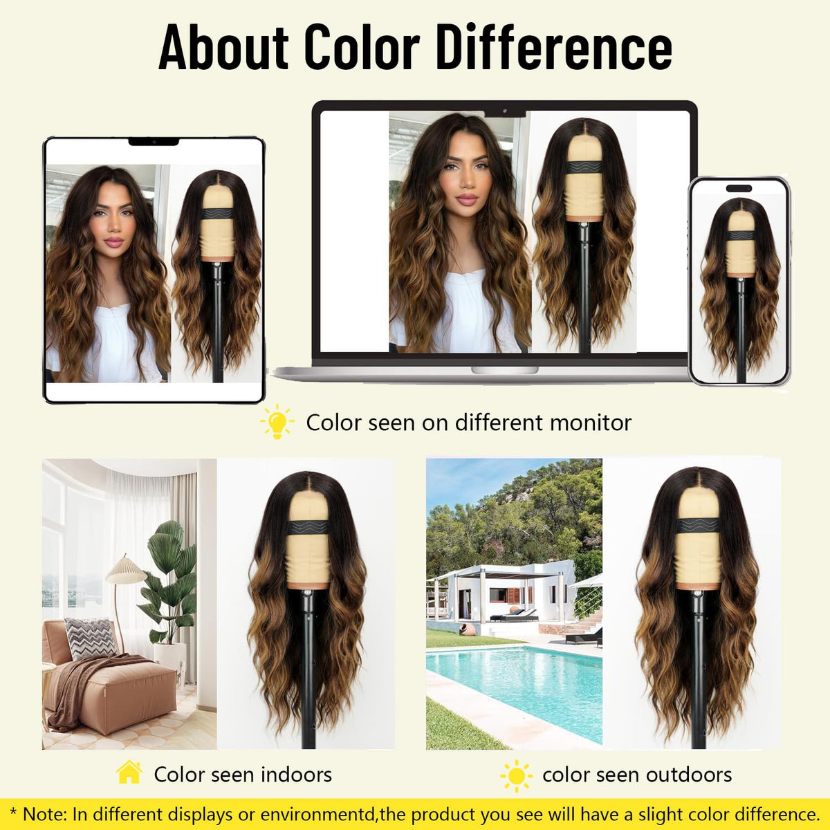 Emballage de la perruque AISI HAIR marron