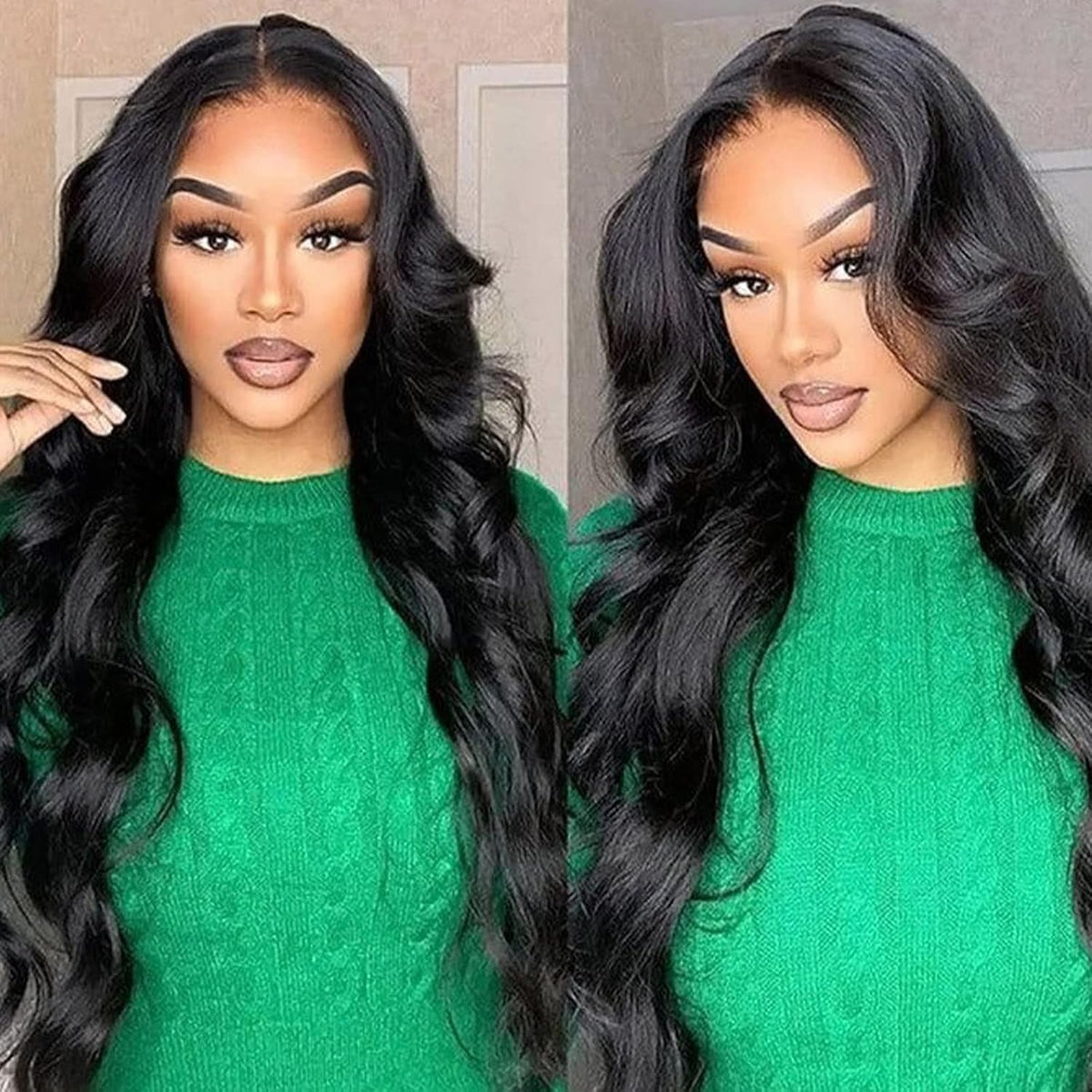 Emballage de la perruque MUZOJET Body Wave 5x5