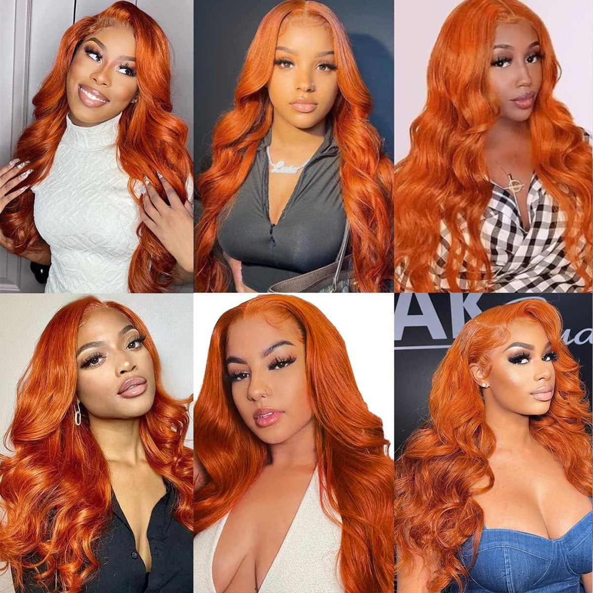 Emballage de la perruque QZOQZO Ginger