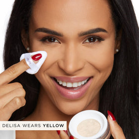 Emballage de la poudre fixante creaseless de tarte