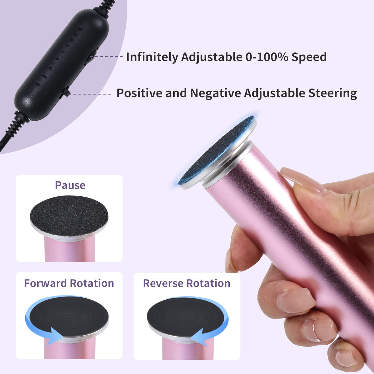 Emballage de la râpe électrique FancyJun avec accessoires inclus
