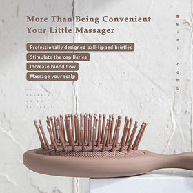 Emballage de la RHOS Mini Brosse à Cheveux Violet