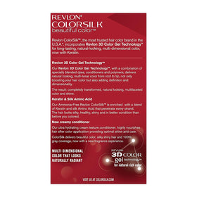 Emballage de la teinture cheveux REVLON ColorSilk 46