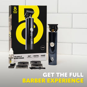 Emballage de la tondeuse à barbe T-Blade The Beard Club