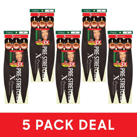 Emballage de la tresse Outre X-Pression 42" 3X pré-étirée 5 pack