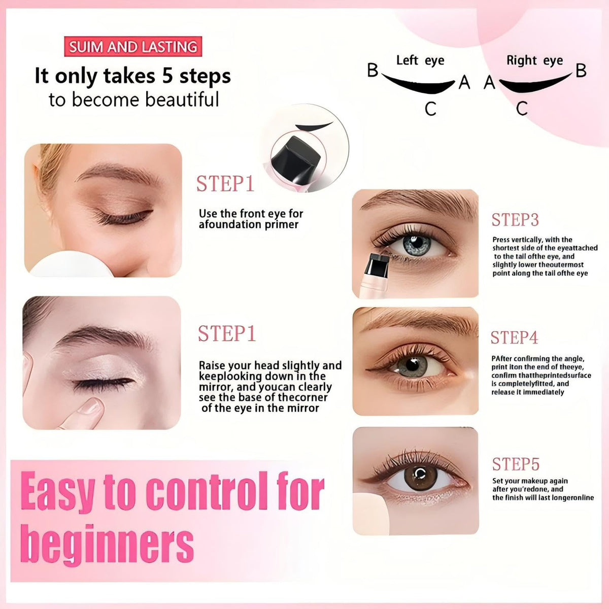 Emballage de PAGE VINE Eyeliner Stamp Pen