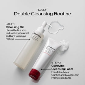 Emballage de Shiseido Mousse Nettoyante Clarifiante 125 mL