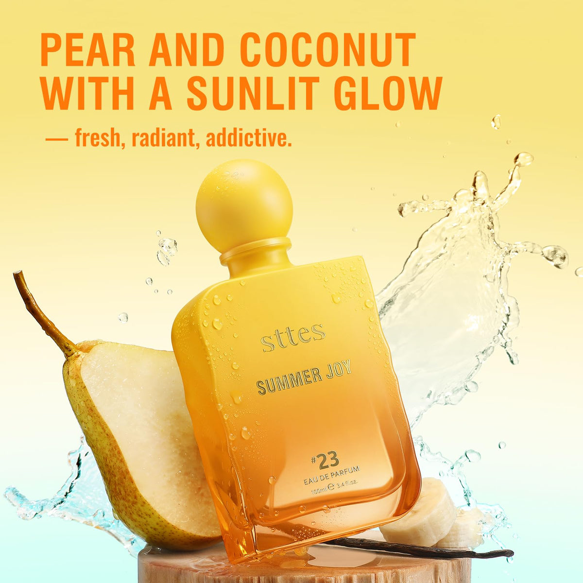 Emballage de Sttes Eau de Parfum #23 Summer Joy avec design élégant