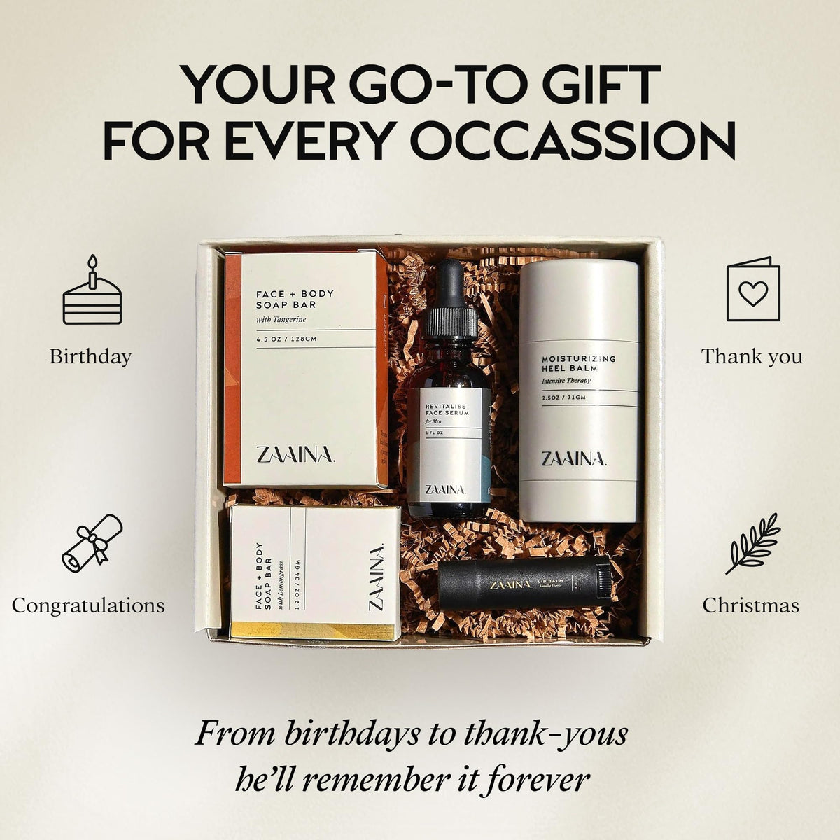 Emballage décoratif du coffret spa ZAAINA