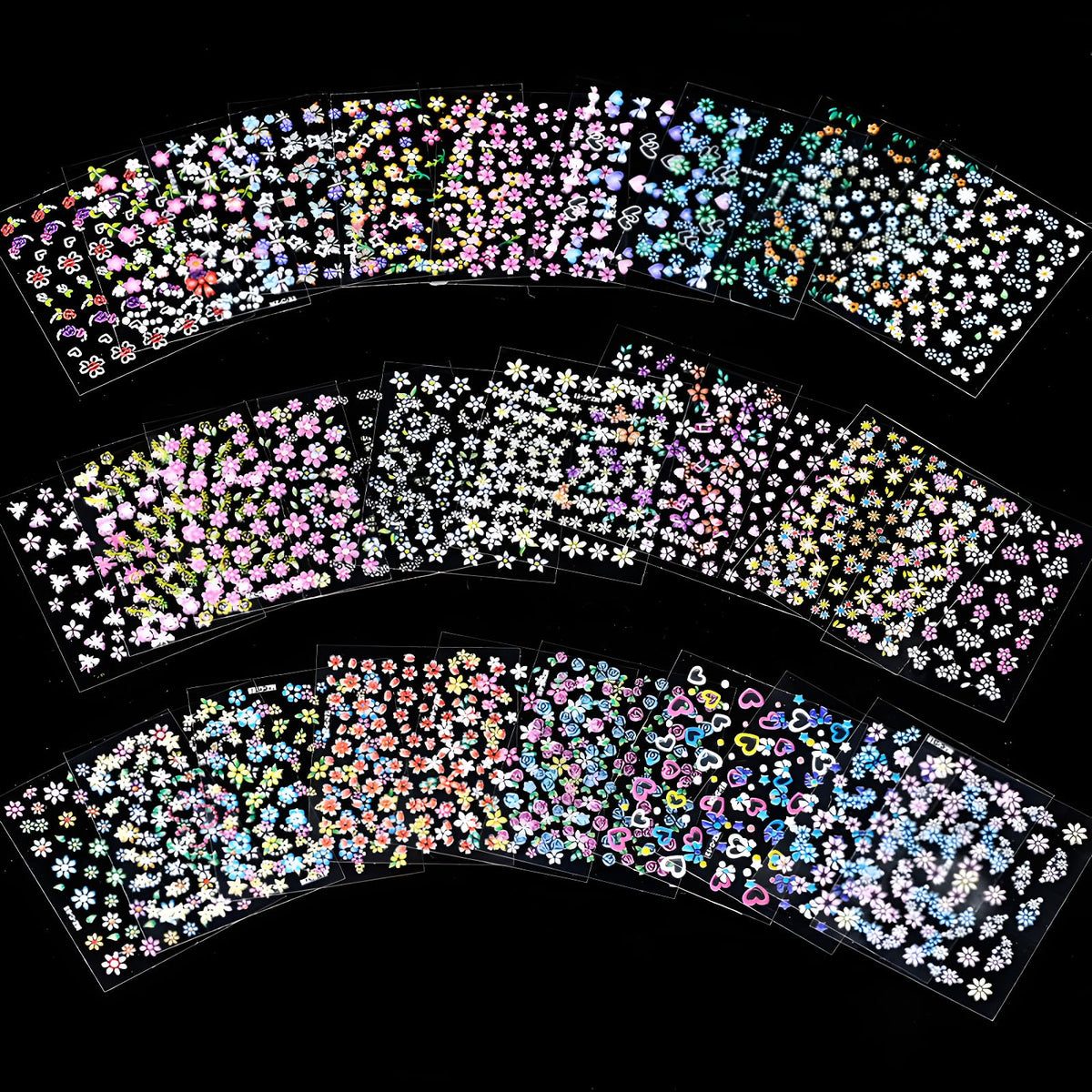 Emballage des autocollants d'ongles 3D SPLOCUDU
