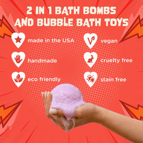 Emballage des bombes de bain pour un cadeau