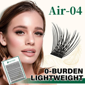 Emballage des cils en grappes KEYYOU D Curl 10mm