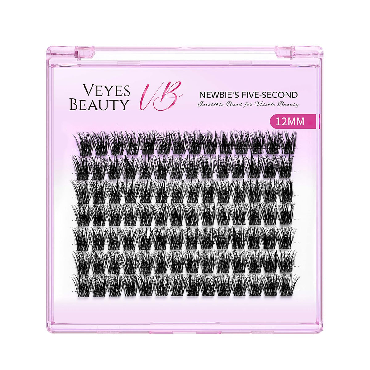 Emballage des cils VEYESBEAUTY 12 mm, vue arrière