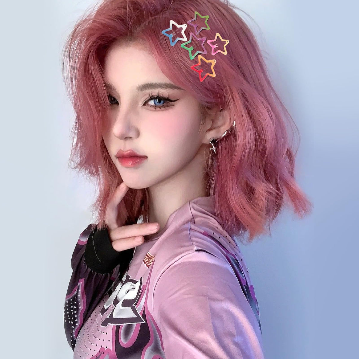 Emballage des clips cheveux étoiles SAOROPEB