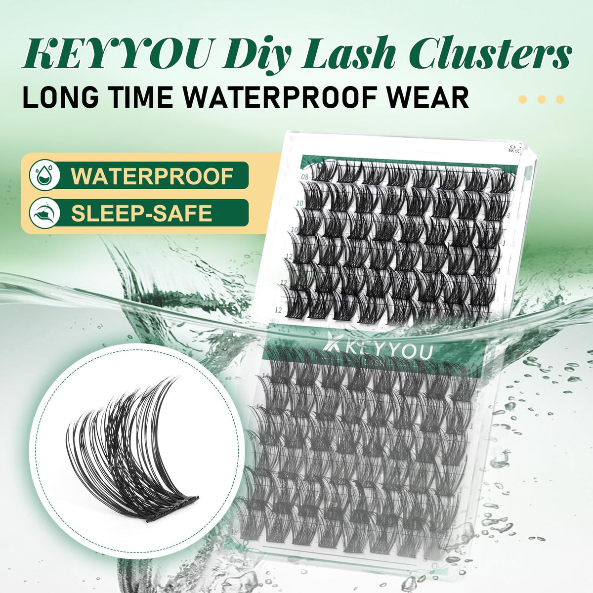 Emballage des clusters de cils KEYYOU