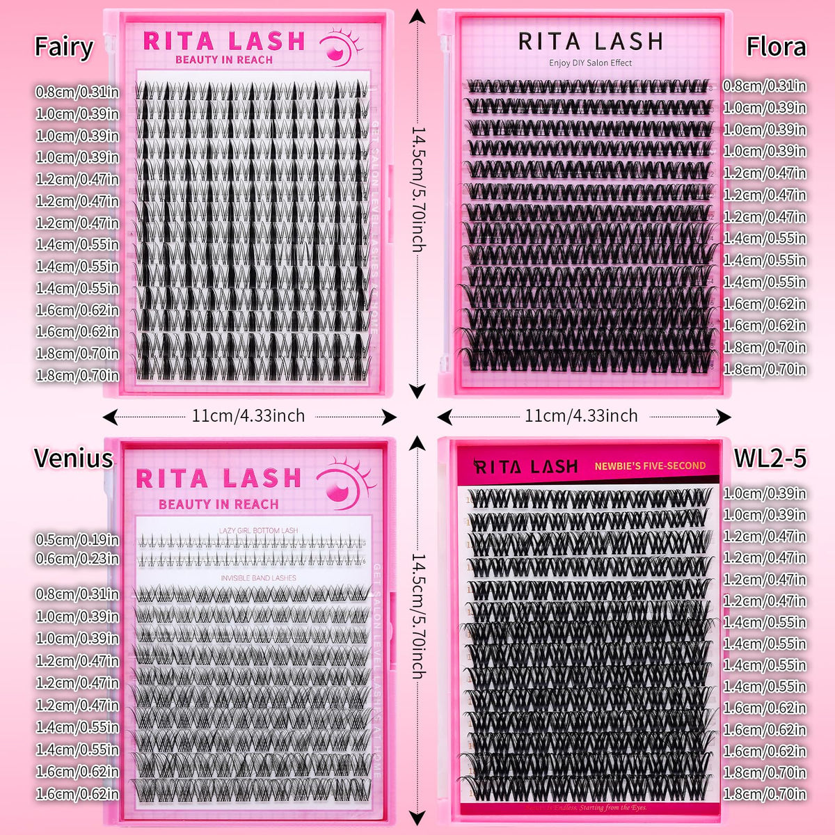 Emballage des clusters de cils RITALASH
