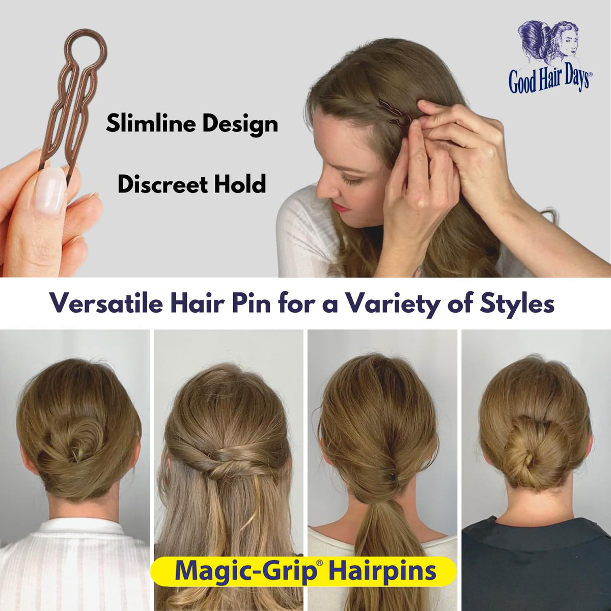Emballage des épingles à cheveux Good Hair Days