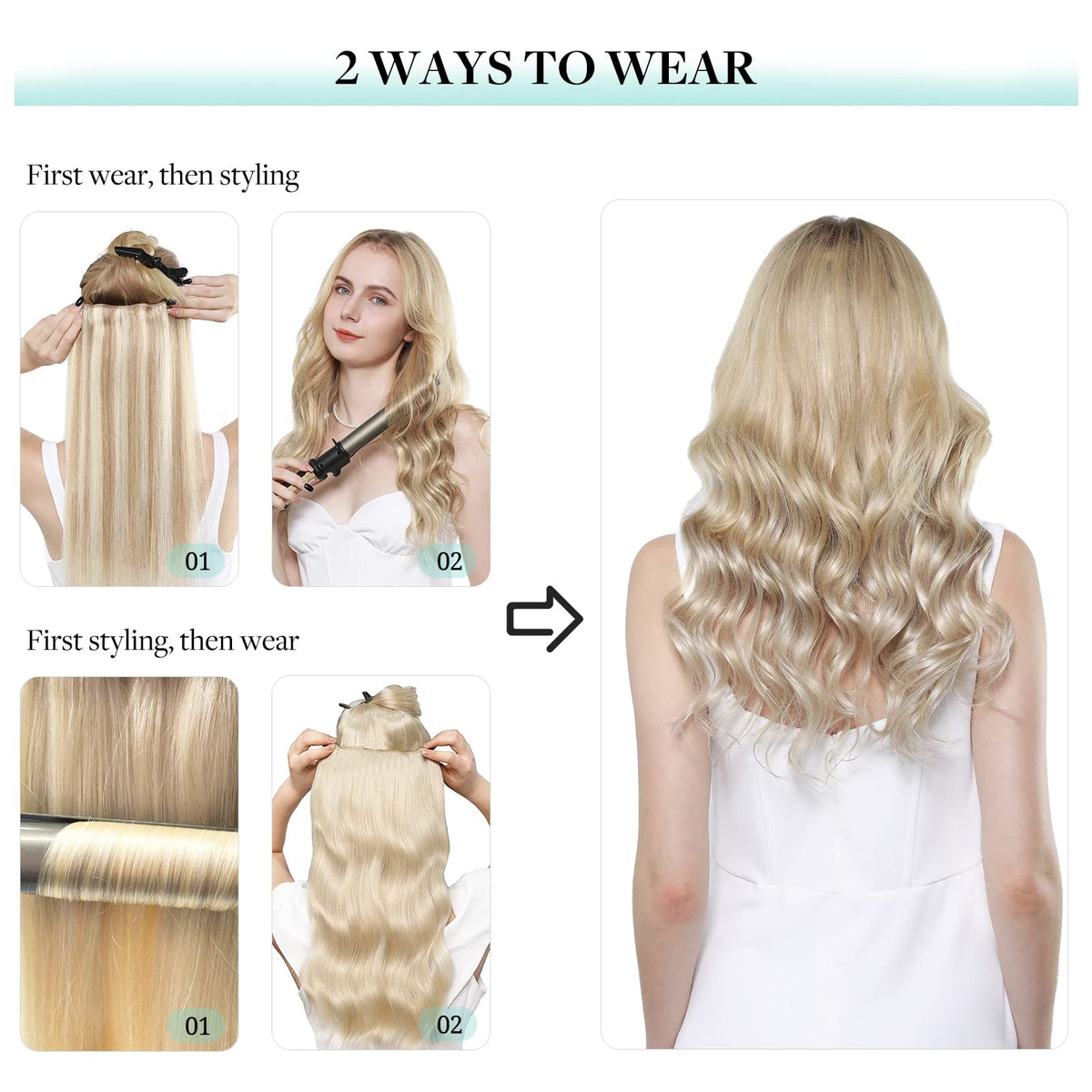 Emballage des extensions capillaires DOORES
