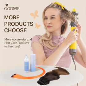Emballage des extensions capillaires DOORES avec 7 pièces