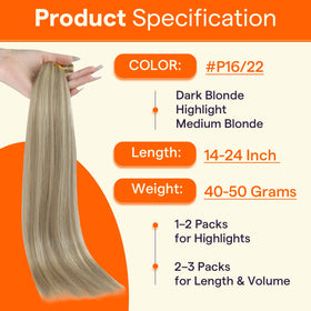 Emballage des extensions capillaires Full Shine