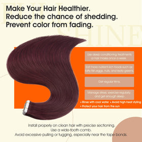 Emballage des extensions capillaires tape in Full Shine