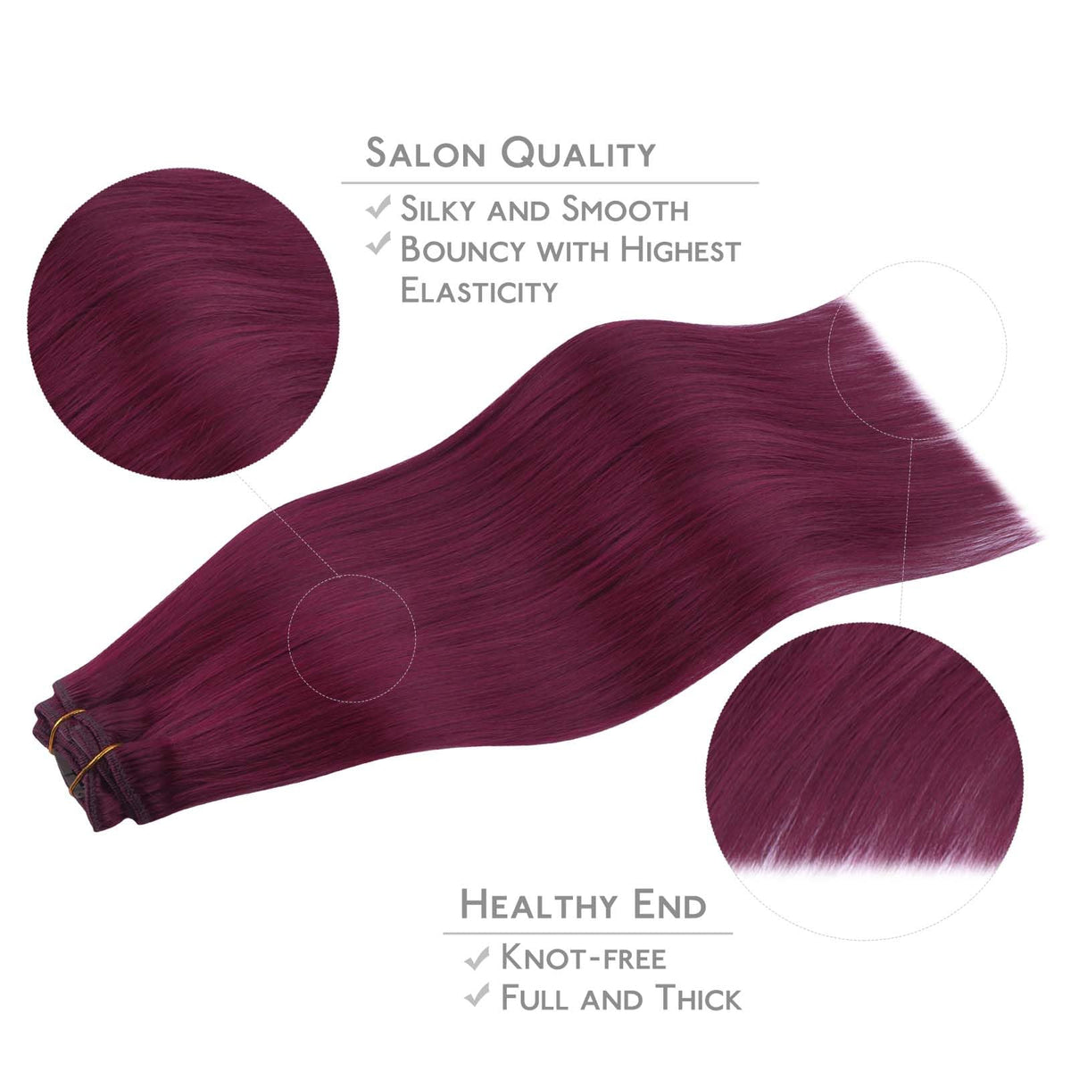 Emballage des extensions capillaires Wennalife