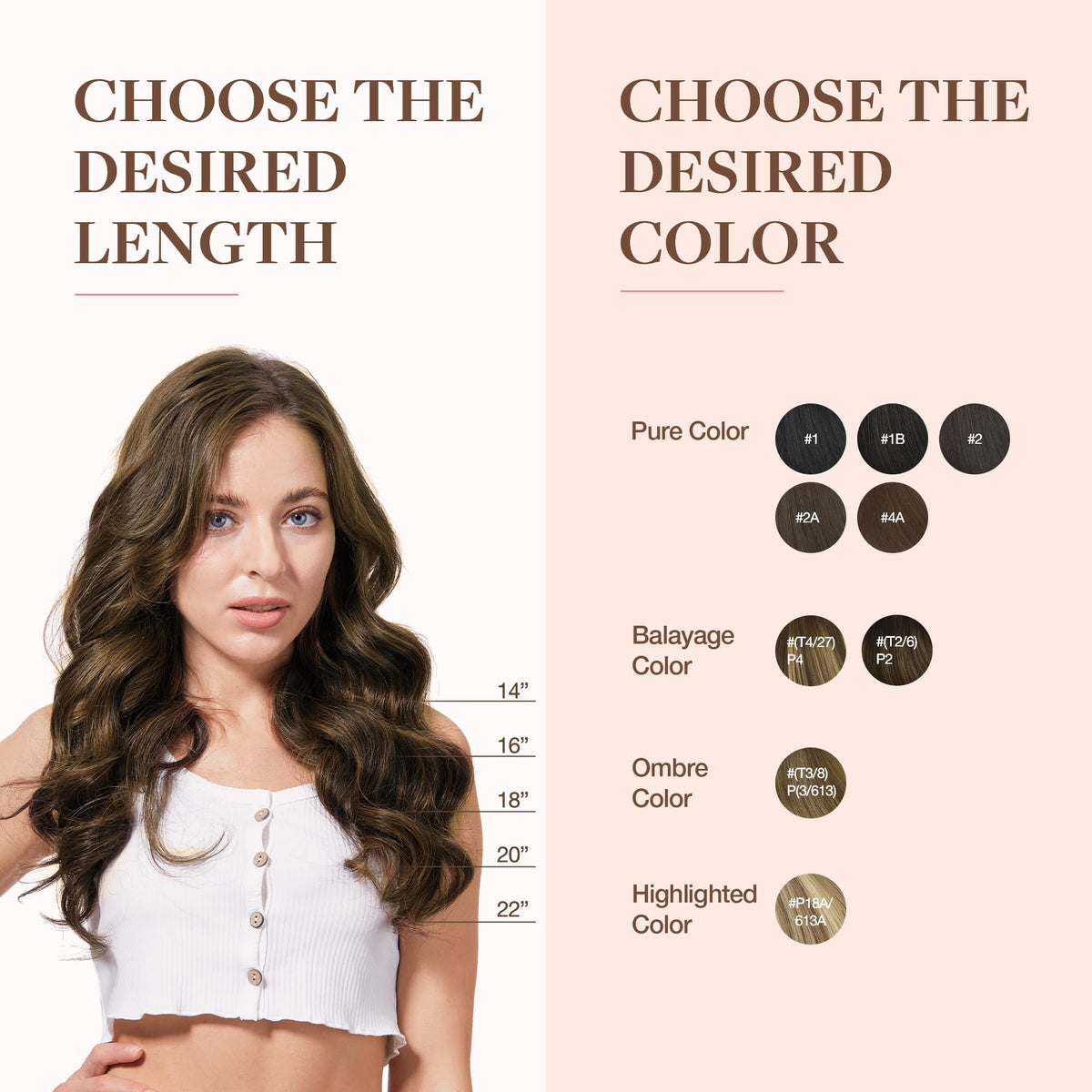 Emballage des extensions cheveux GOO GOO