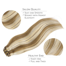 Emballage des extensions de cheveux clip in Wennalife