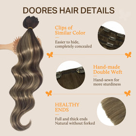 Emballage des extensions de cheveux DOORES