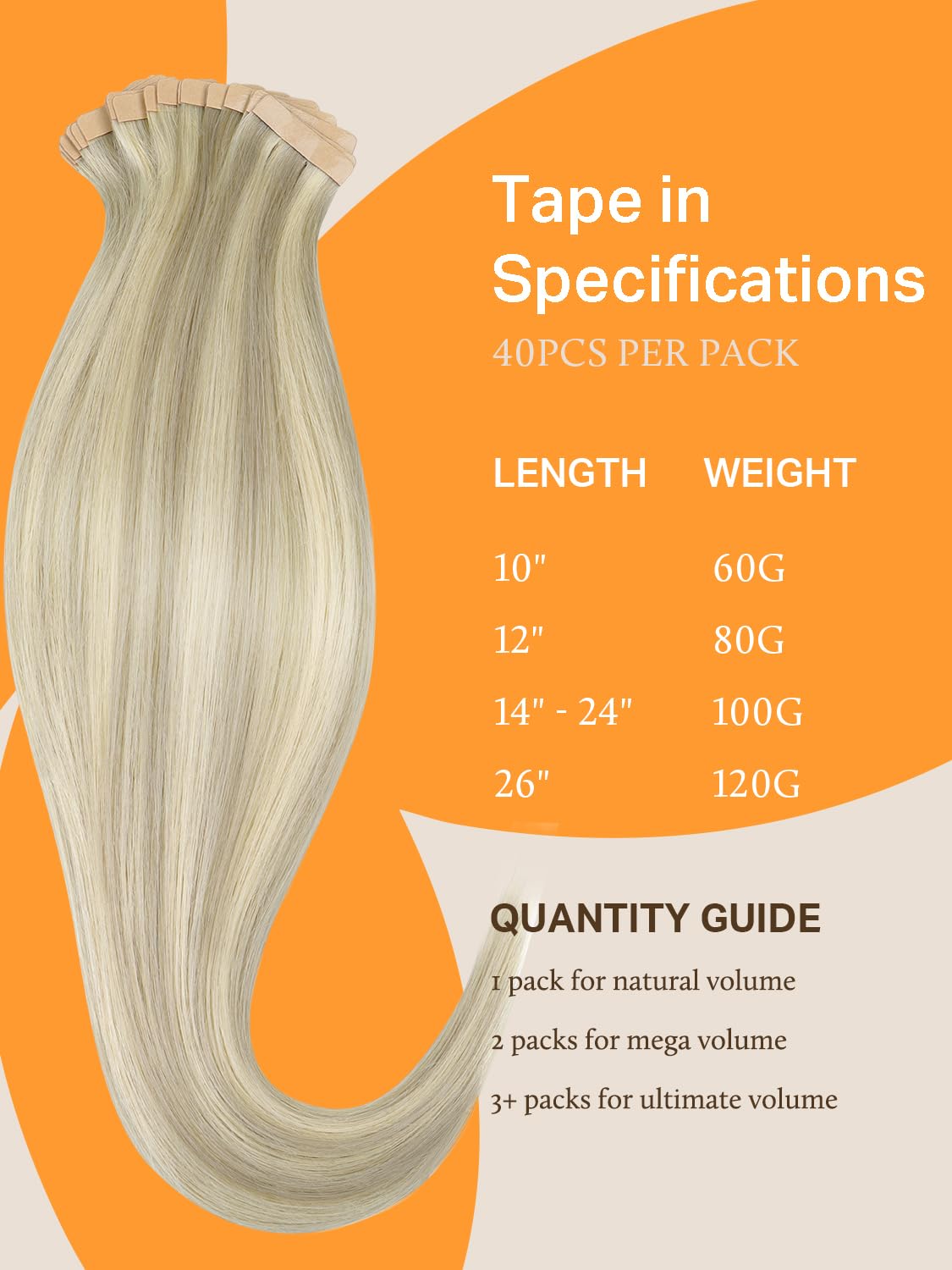 Emballage des extensions de cheveux DOORES