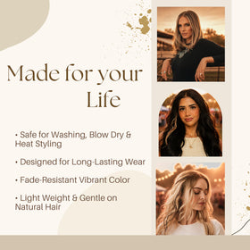 Emballage des extensions de cheveux en plumes Feather Headz