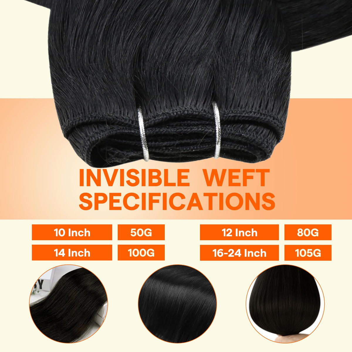 Emballage des extensions de cheveux Full Shine
