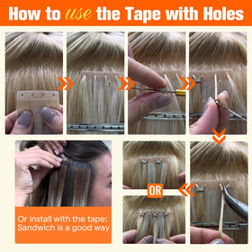 Emballage des extensions de cheveux Full Shine
