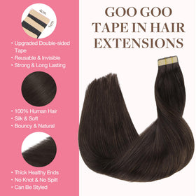 Emballage des extensions de cheveux GOO GOO 20 pièces