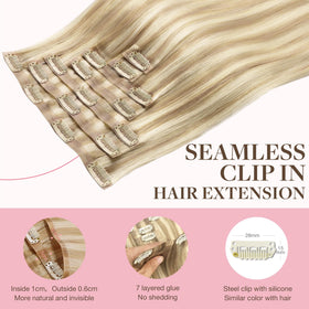 Emballage des extensions de cheveux GOO GOO avec 7 pièces