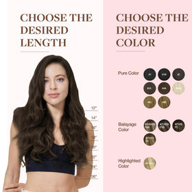 Emballage des extensions de cheveux GOO GOO avec 9 pièces