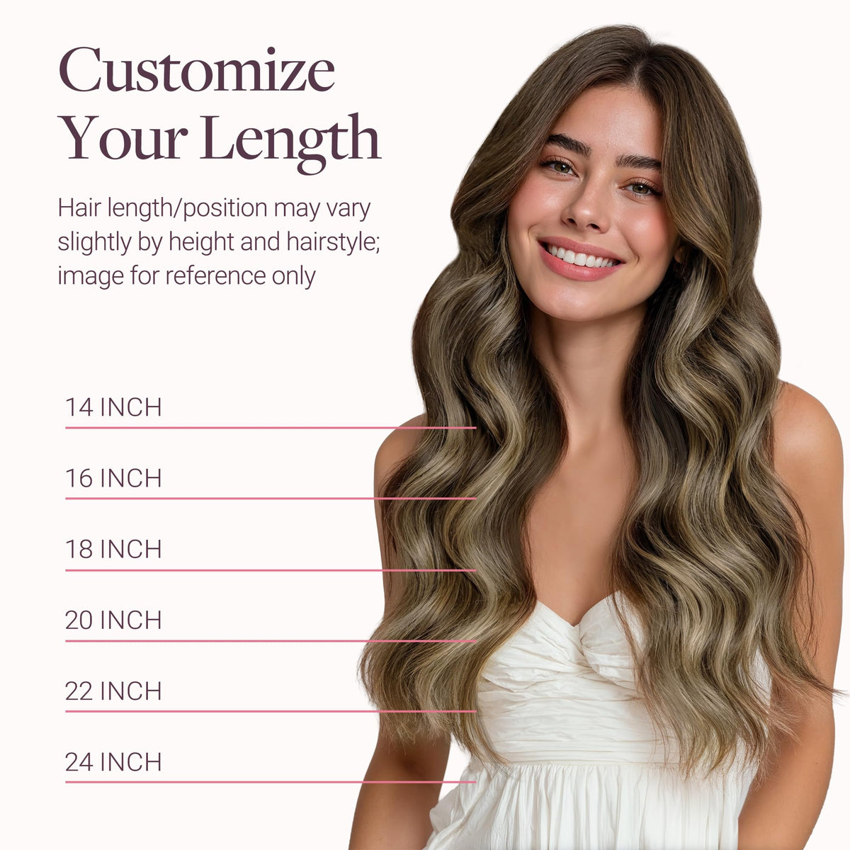 Emballage des extensions de cheveux GOO GOO de 160g