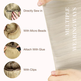 Emballage des extensions de cheveux GOO GOO Genius Weft
