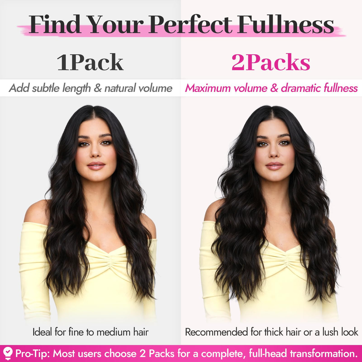 Emballage des extensions de cheveux KooKaStyle