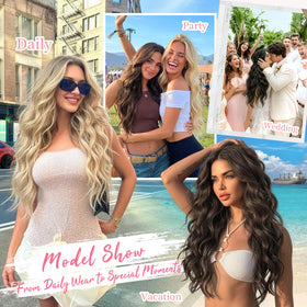 Emballage des extensions de cheveux KooKaStyle avec instructions