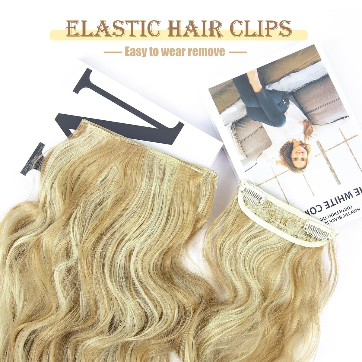 Emballage des extensions de cheveux LEEONS