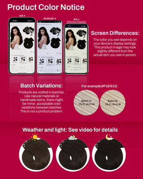 Emballage des extensions de cheveux Moresoo, format 18 pouces