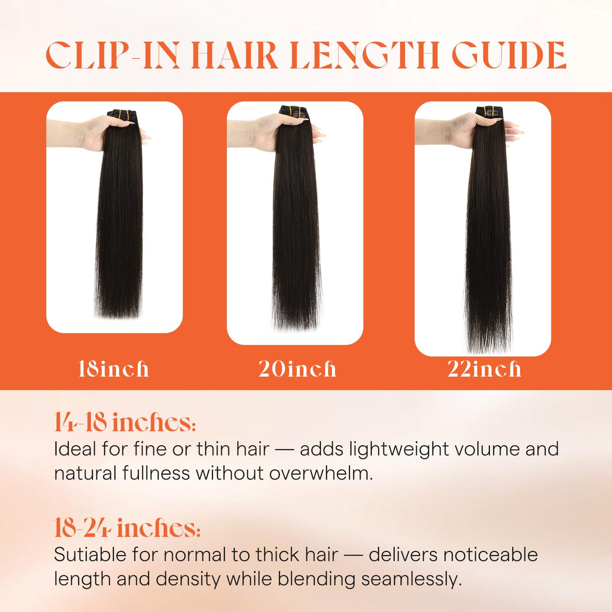 Emballage des extensions de cheveux Sunny Hair avec instructions